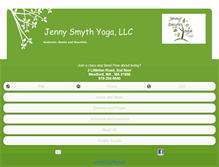 Tablet Screenshot of jennysmythyoga.com